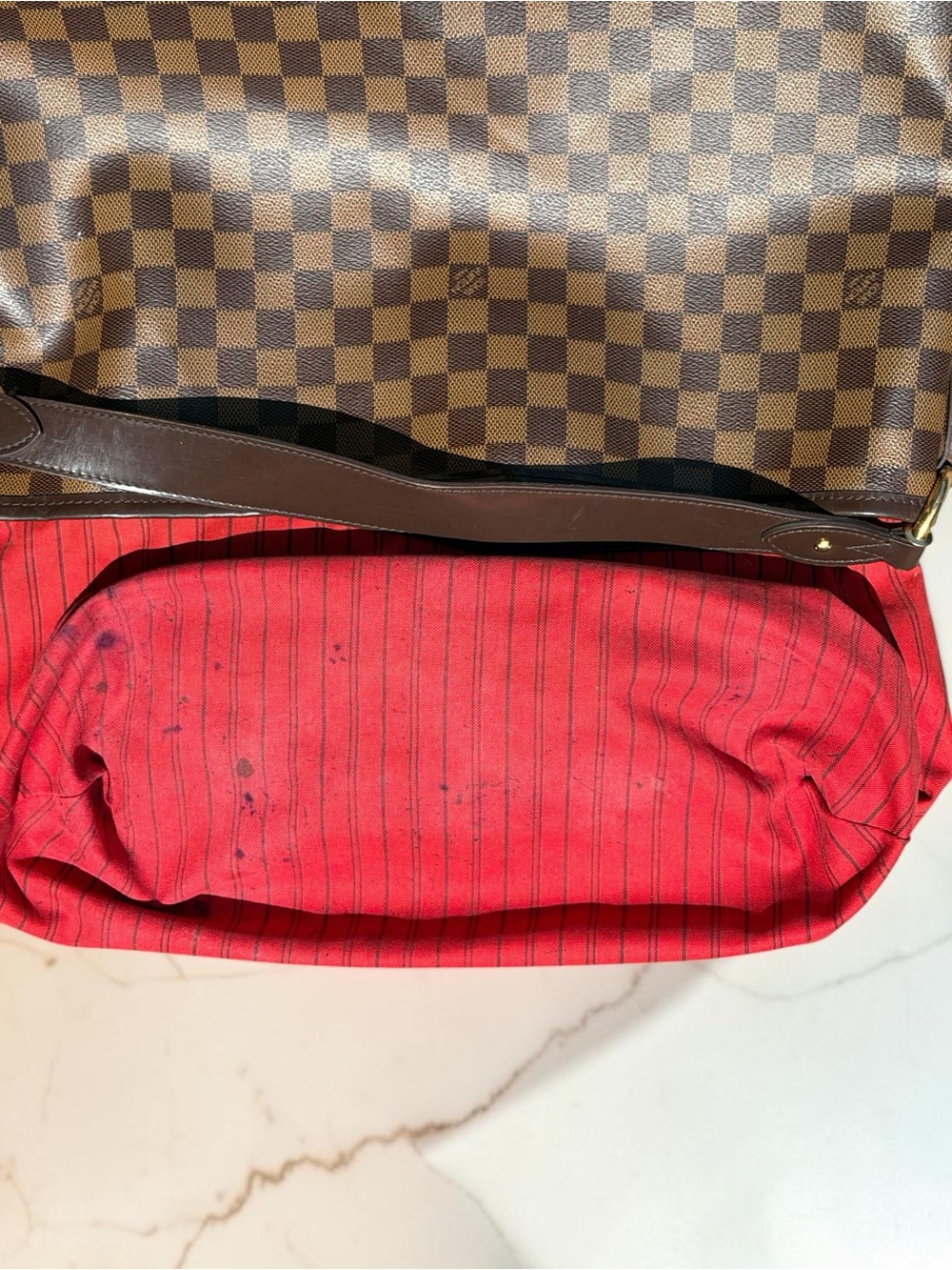 Louis Vuitton Delightful MM NM GUC Damier Ebene Shoulder Hobo Bag N41460 - Picture 15 of 16